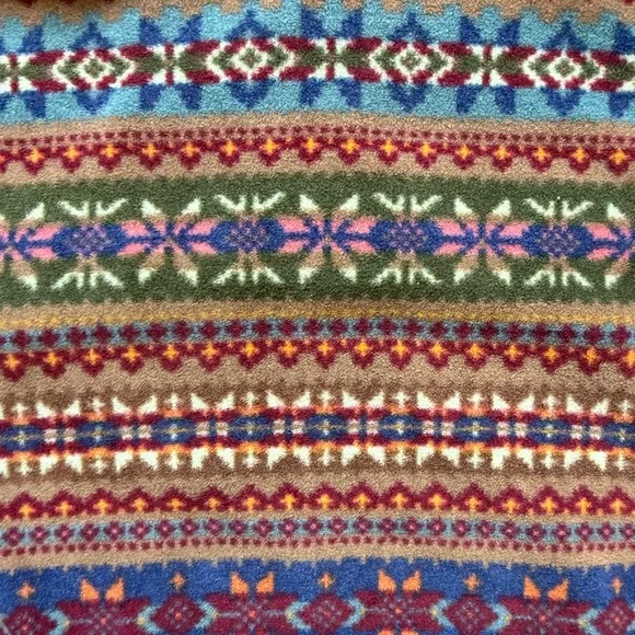 Polo Ralph Lauren Girls Fair Isle Brushed Fleece Pullover - Size M (8-10) - Picture 15 of 16